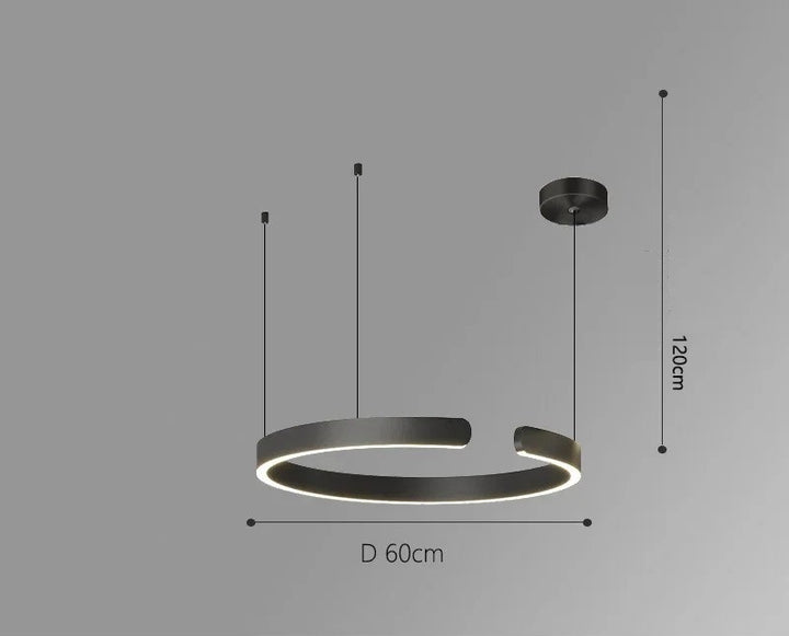 Vaya™ | Minimalistischer LED-Ring-Kronleuchter