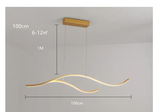 Tess™ | Moderner Abstrakter LED-Kronleuchter