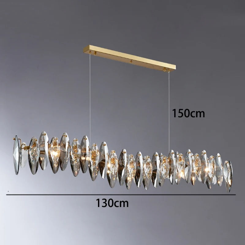 Hira™ | Wave Crystal Dining Kronleuchter