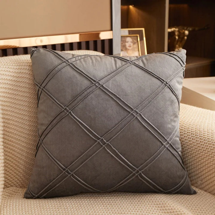 Firenze™ | Kissenbezüge aus Samt mit Knitteroptik