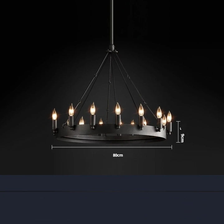 Gari™ | Vintage Round Filament Chandelier