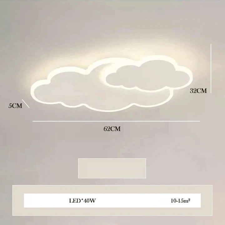 Finn™ | Verspielte Wolken-Deckenleuchte