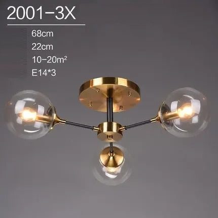 Runa™ | Moderner Glaskugel-Kronleuchter