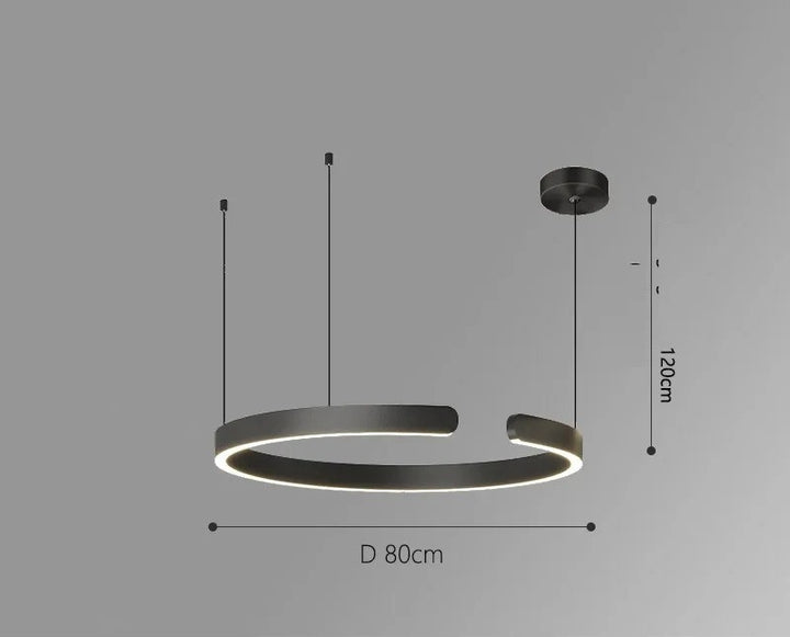 Vaya™ | Minimalistischer LED-Ring-Kronleuchter