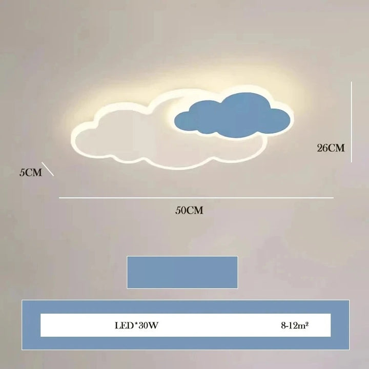 Finn™ | Verspielte Wolken-Deckenleuchte