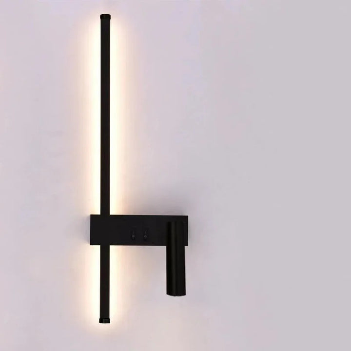 Taro™ | Schwarz-Goldene Wandleuchte