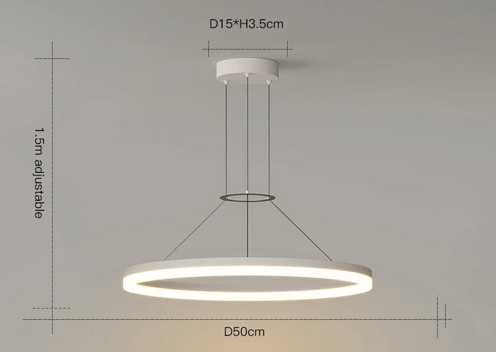 Elvaron™ |  Moderne geometrische LED-Pendelleuchte