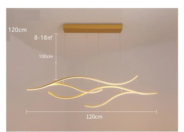 Tess™ | Moderner Abstrakter LED-Kronleuchter