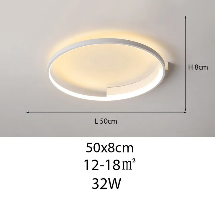 Aurevo™ | Moderne minimalistische runde Deckenleuchte