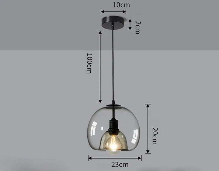 Xylo™ | Lebendige Glas-Hängeleuchte