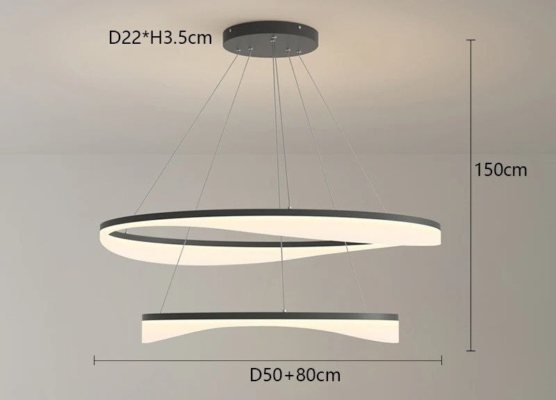 Harcadia™ | Moderner Ring-LED-Kronleuchter