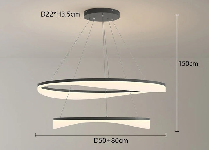 Harcadia™ | Moderner Ring-LED-Kronleuchter