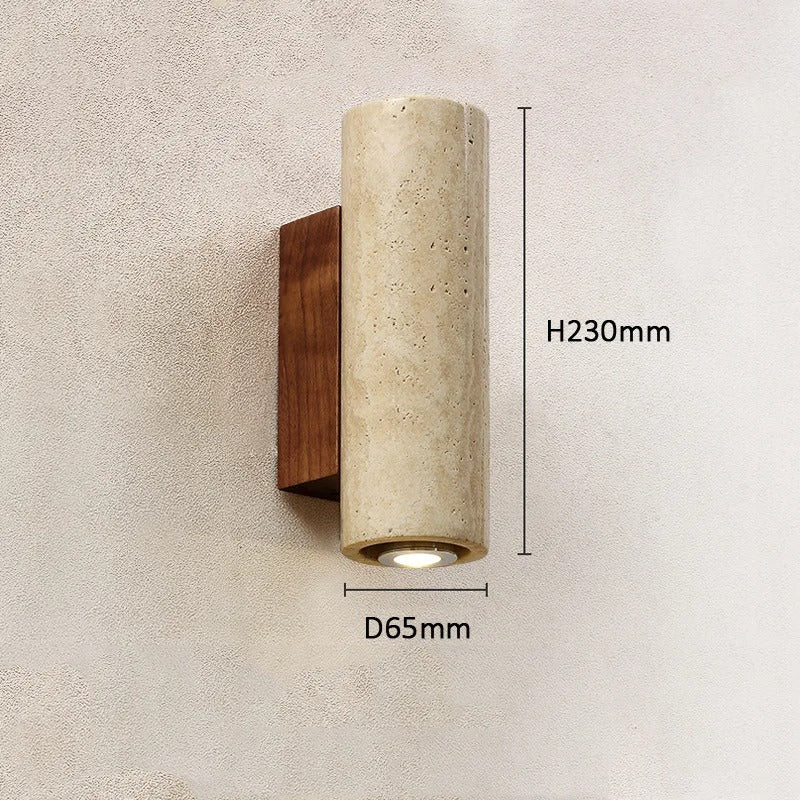 Isla™ | Moderne LED-Wandleuchte aus Stein