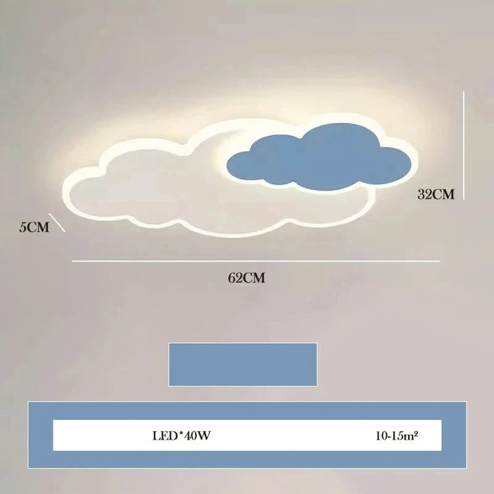 Finn™ | Verspielte Wolken-Deckenleuchte