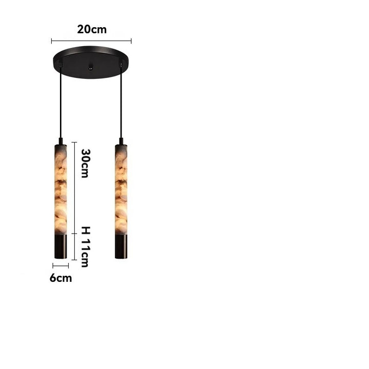Milano™ | LED-Pendelleuchte aus Alabasterstein