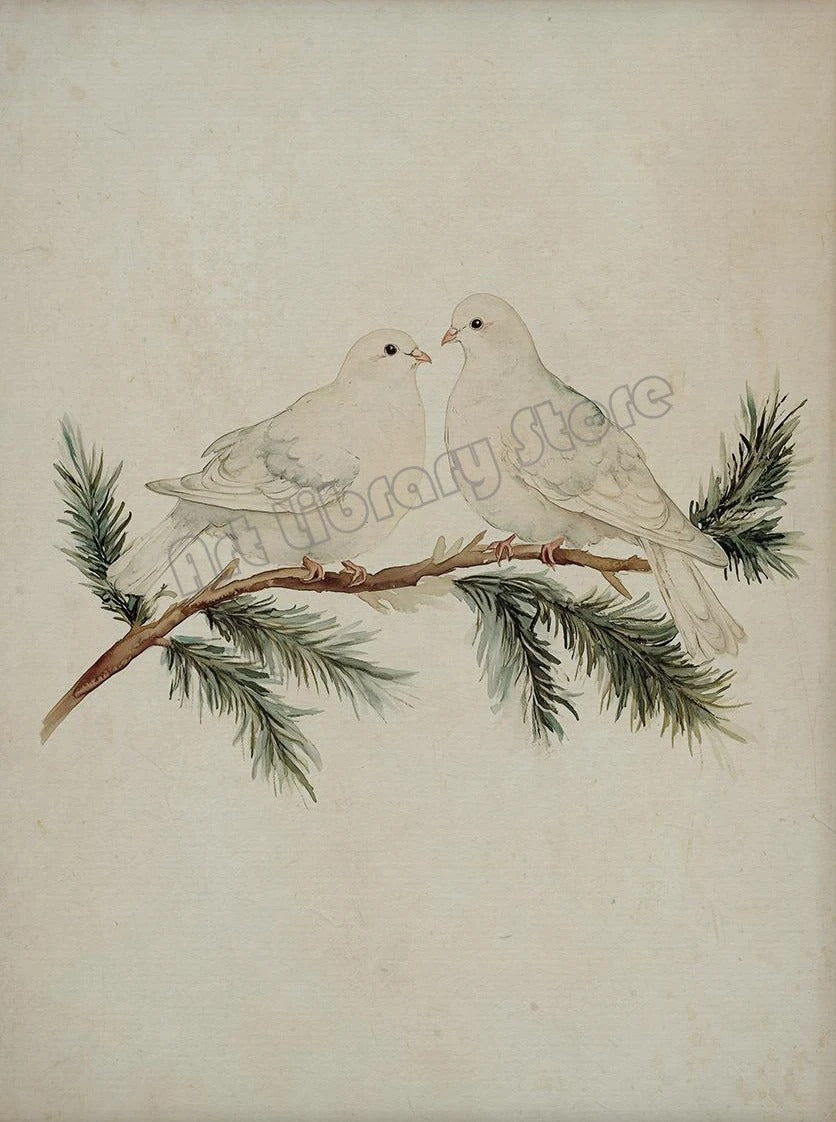 Klaus™ | Antike Weihnachtsmann-Leinwandkunst