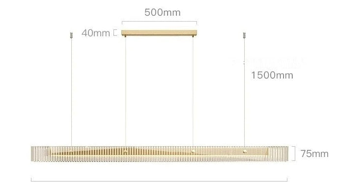 Sofia™ | Lineare Pendelleuchte