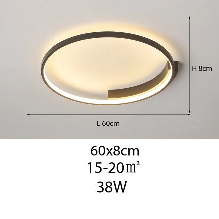 Aurevo™ | Moderne minimalistische runde Deckenleuchte