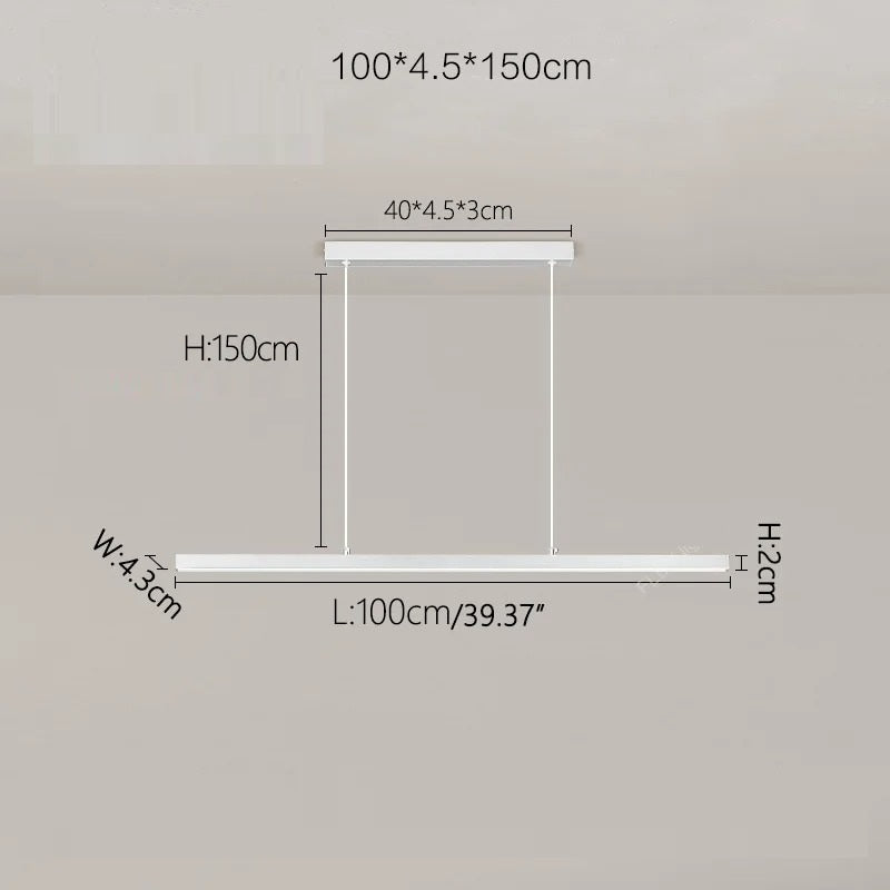 Umea™ | Minimalistische lineare Pendelleuchte
