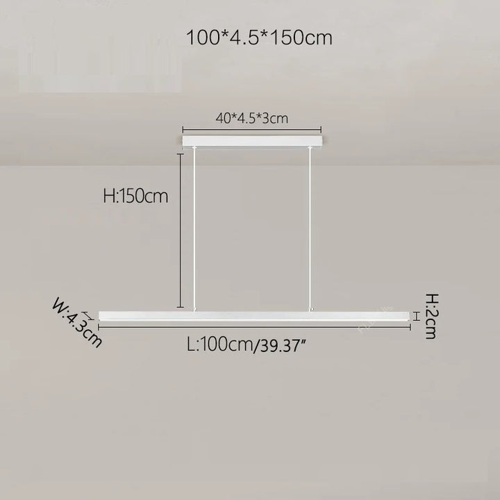Umea™ | Minimalistische lineare Pendelleuchte