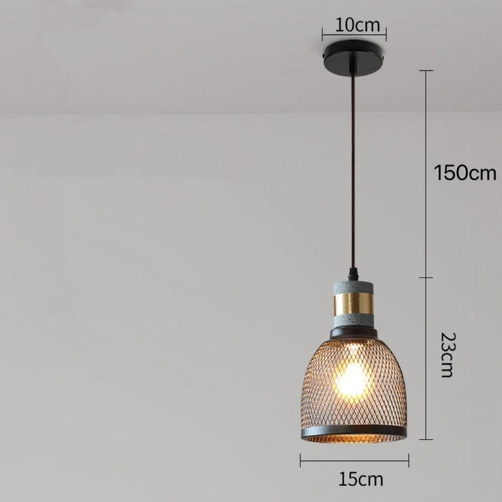 Soluvia™ | Industrielles Zement-Pendelleuchten-Set