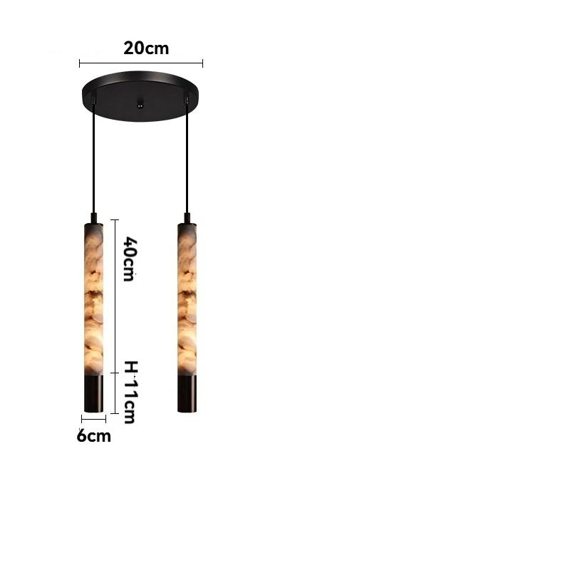 Milano™ | LED-Pendelleuchte aus Alabasterstein