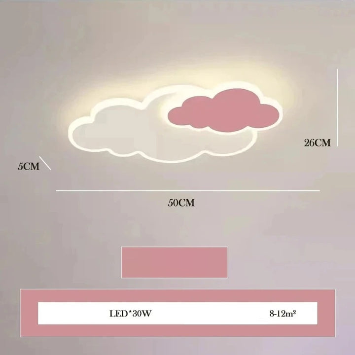 Finn™ | Verspielte Wolken-Deckenleuchte