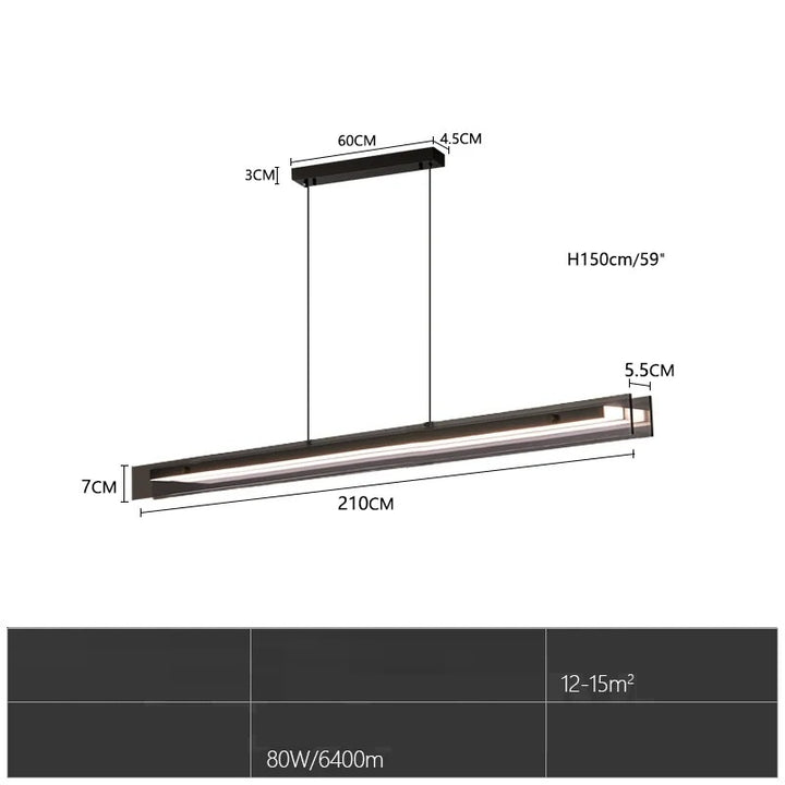 Matthis™ | Doppelschichtige LED-Glaspendelleuchte