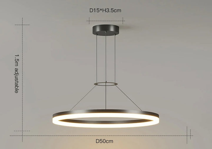 Elvaron™ |  Moderne geometrische LED-Pendelleuchte