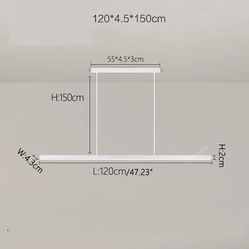 Umea™ | Minimalistische lineare Pendelleuchte