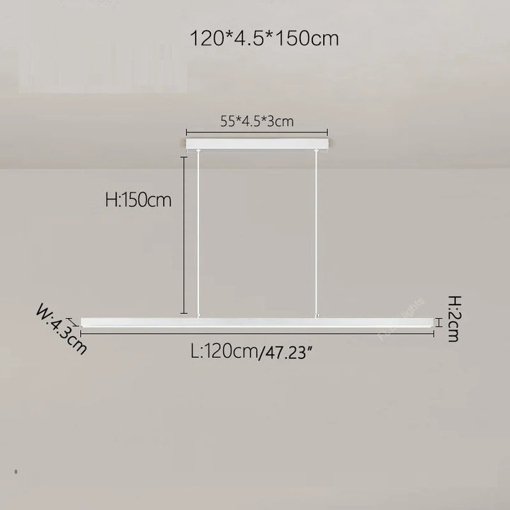 Umea™ | Minimalistische lineare Pendelleuchte