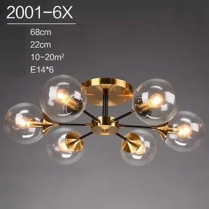 Runa™ | Moderner Glaskugel-Kronleuchter