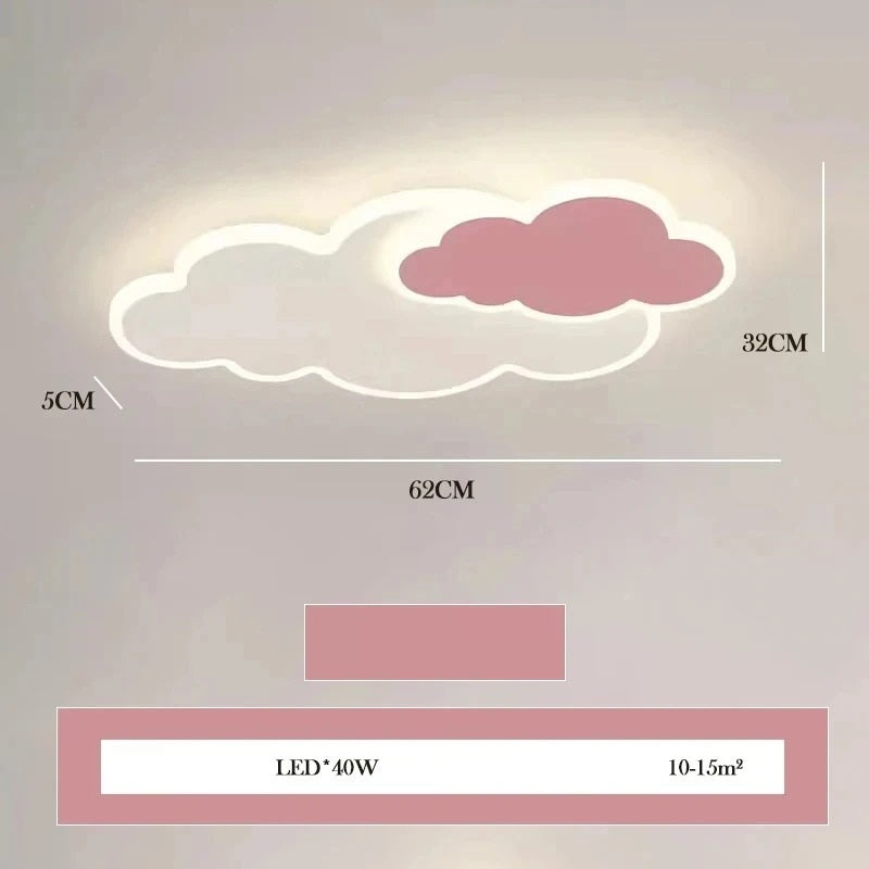 Finn™ | Verspielte Wolken-Deckenleuchte