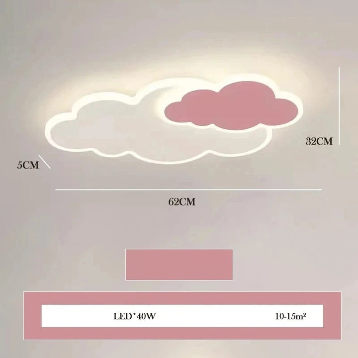 Finn™ | Verspielte Wolken-Deckenleuchte