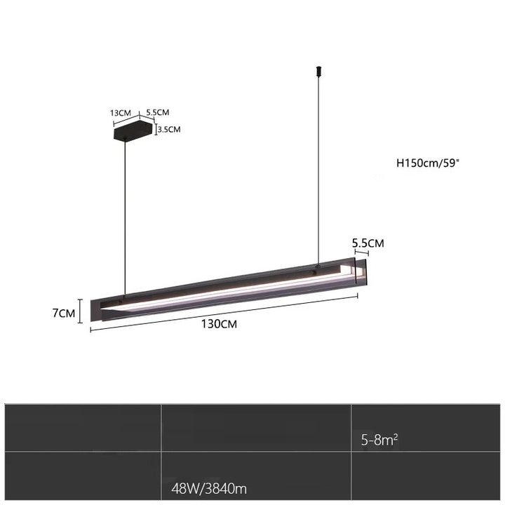 Matthis™ | Doppelschichtige LED-Glaspendelleuchte