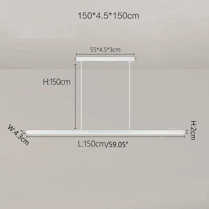 Umea™ | Minimalistische lineare Pendelleuchte
