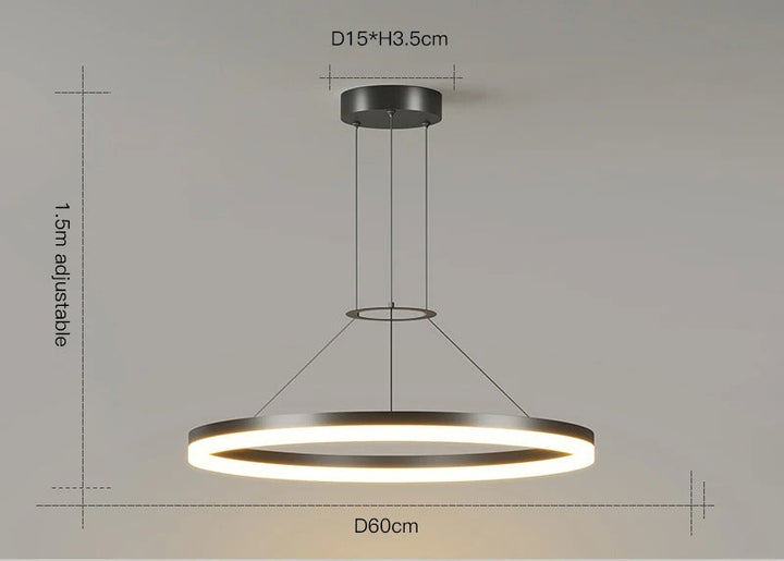 Elvaron™ |  Moderne geometrische LED-Pendelleuchte
