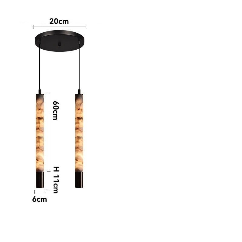 Milano™ | LED-Pendelleuchte aus Alabasterstein