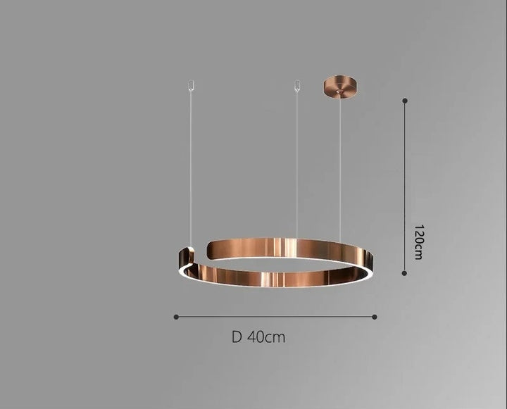 Vaya™ | Minimalistischer LED-Ring-Kronleuchter