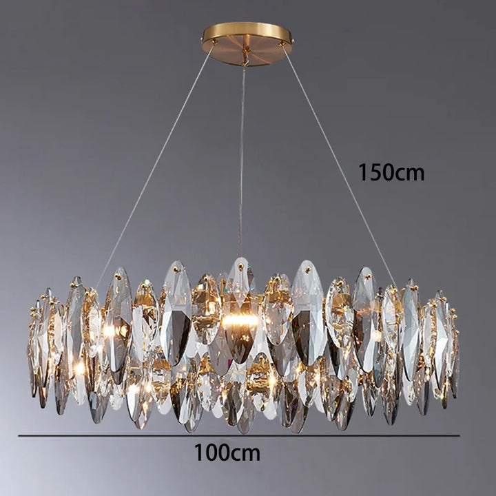 Hira™ | Wave Crystal Dining Kronleuchter