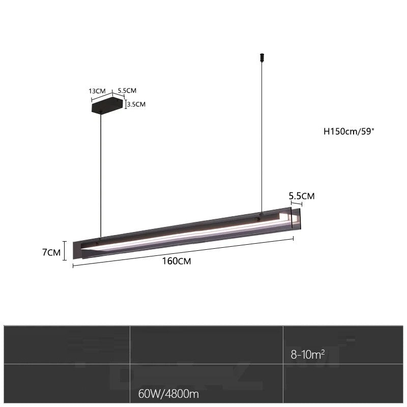 Matthis™ | Doppelschichtige LED-Glaspendelleuchte