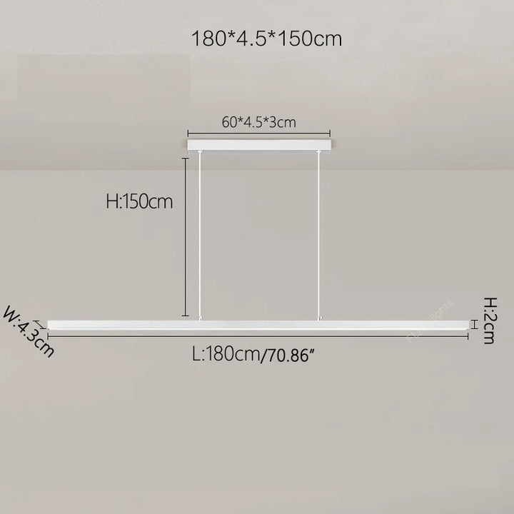 Umea™ | Minimalistische lineare Pendelleuchte