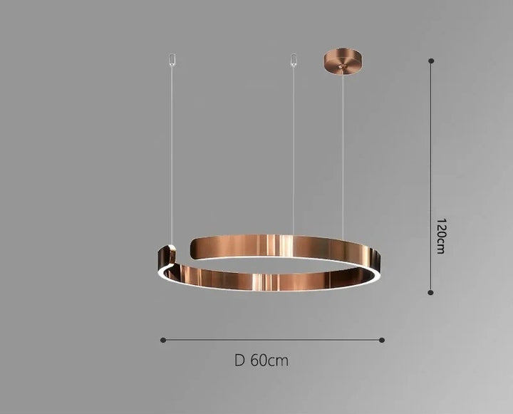 Vaya™ | Minimalistischer LED-Ring-Kronleuchter