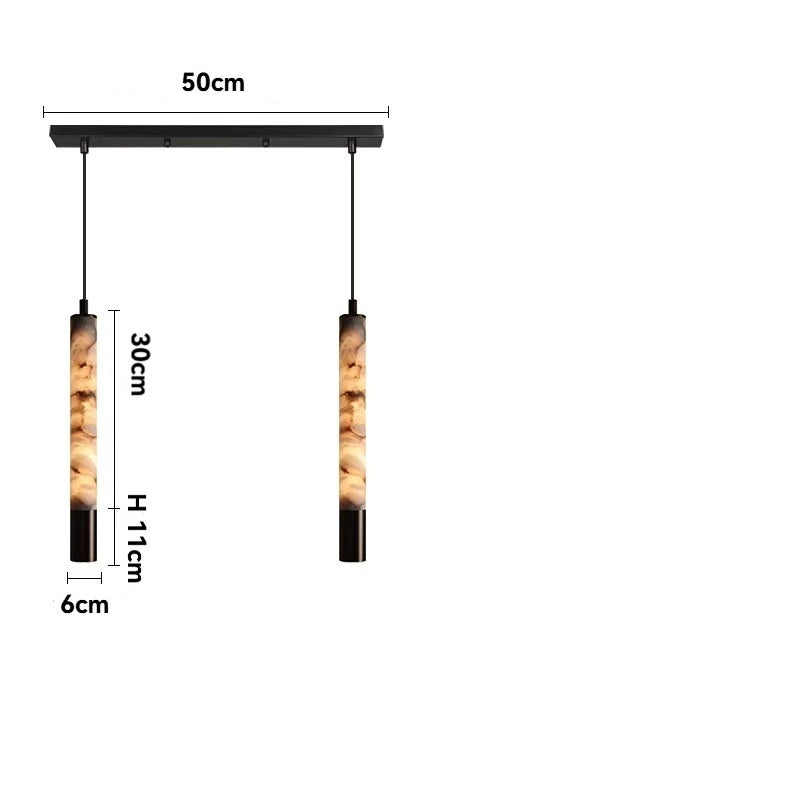 Milano™ | LED-Pendelleuchte aus Alabasterstein
