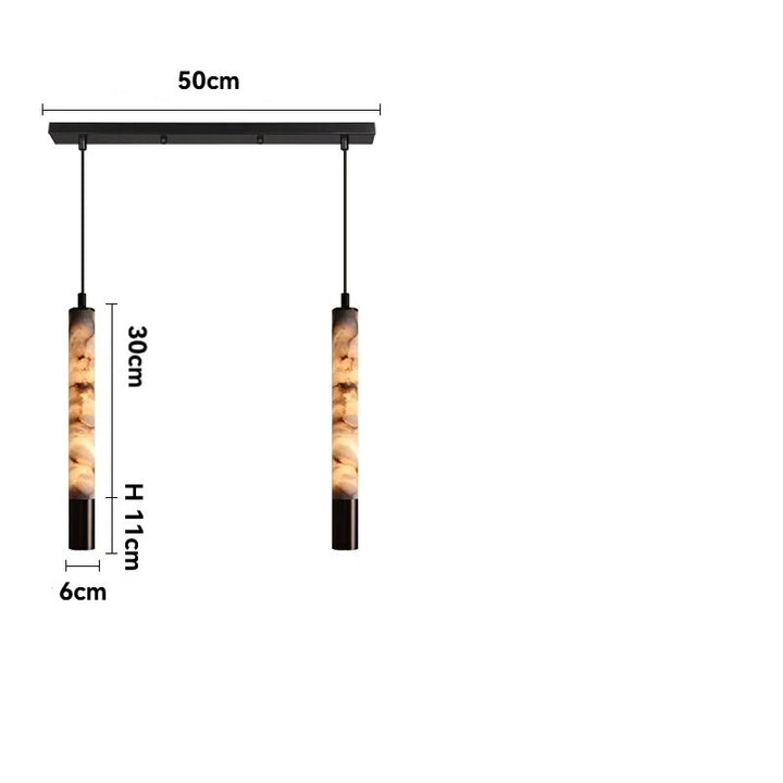 Milano™ | LED-Pendelleuchte aus Alabasterstein